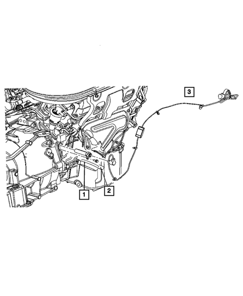 Battery Tray and Cables for 2006 Chrysler Pacifica #1