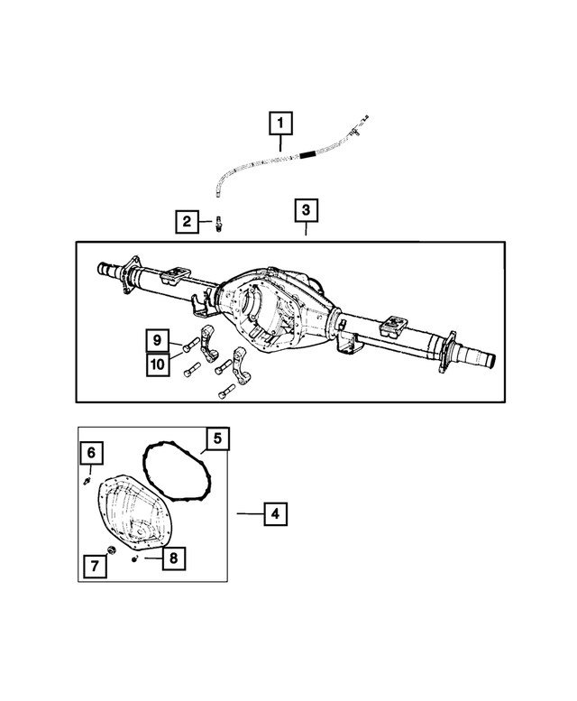 68004496AA - Differential and Drive Line: Axle Vent for Mopar Image