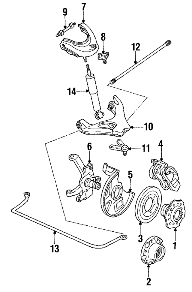 S23133061E - : Front Hub for Mazda Image