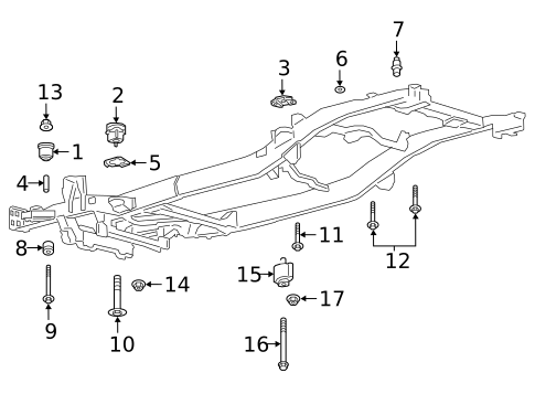 Body Mounting for 2021 Ford Ranger #0