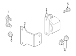 11515767 - Electrical: Bracket Nut for GM Image