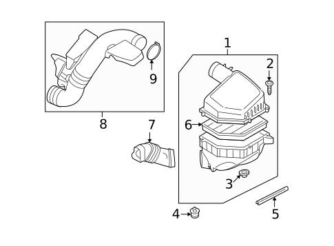 Air Intake for 2008 Volvo XC70 #0