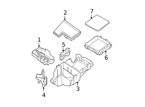 Fuse & Relay for 2010 Nissan Sentra #0