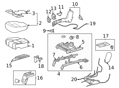 Second Row Seats for 2025 Toyota Highlander #1