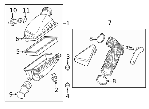 Air Intake for 2010 Ford Crown Victoria #0