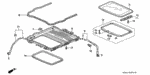 91504SE3920 - Interior/Bumper: CLIP, SLIDE ROOF DRAIN TUBE for Honda Image