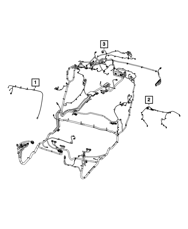 68542017AB - Electrical: Body Wiring for Mopar Image