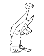 4G0505562C - Suspension: Stone Guard for Audi: A6, A6 Quattro, A7 Quattro, RS7, S6, S7 Image