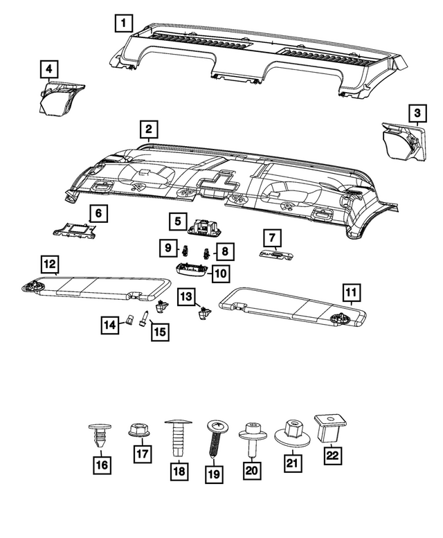 68185160AA - : Roof Bracket for Mopar Image