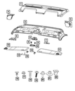 68185160AA - : Roof Bracket for Mopar Image