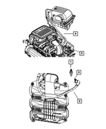 53032939AB - 3.7L Gas; Engine: Crankcase Vent To Air Cleaner Tube for Mopar Image