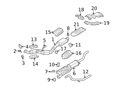 Hardware, Fasteners & Fittings for 2007 Mercury Mountaineer #0