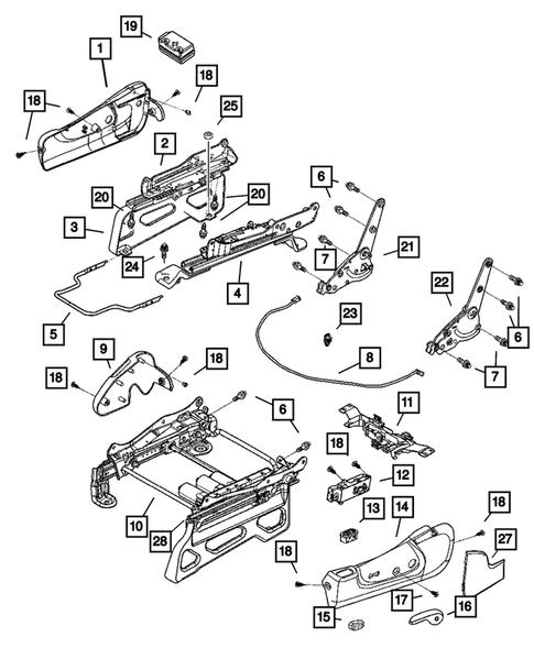 Adjusters, Covers, Shields, and Risers for 2007 Jeep Liberty #0
