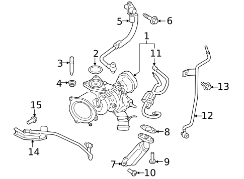 Turbo Charger for 2015 Ford Transit Connect #0