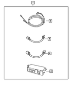 82210439 - Mopar Accessories - Component Parts: Satelite Receiver Install Kit for Jeep: Liberty Image