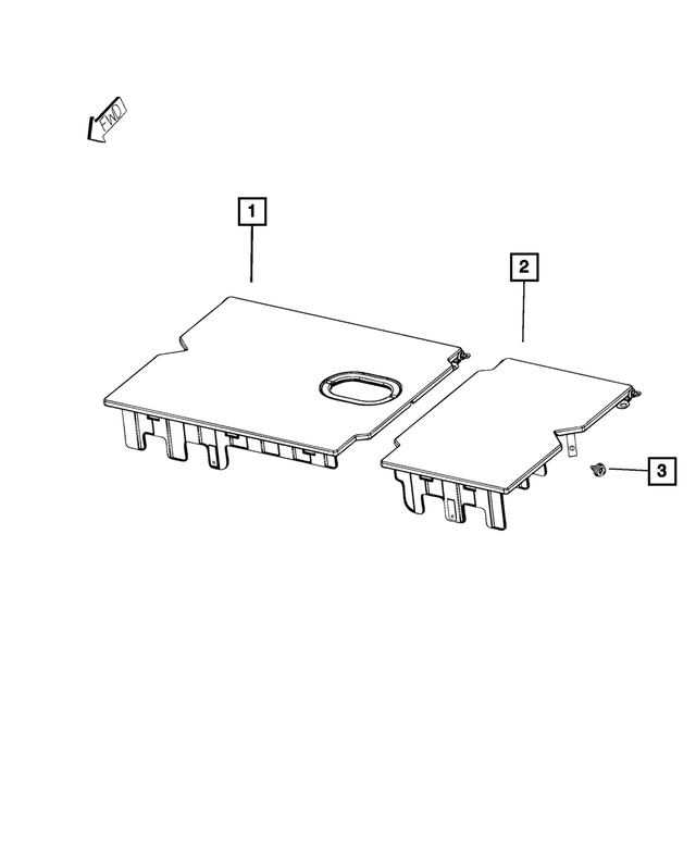 6036443AA - Interior Trim: Snap for Mopar Image