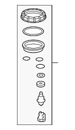 17052T5RA00 - : Fuel Pressure Regulator for Honda: Fit, HR-V Image