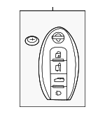 285E31ET5A - : Keyless Entry Transmitter for Nissan: 370Z Image