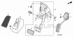 46991SZNA01 - Chassis: Bracket, Footrest for Acura: ZDX Image
