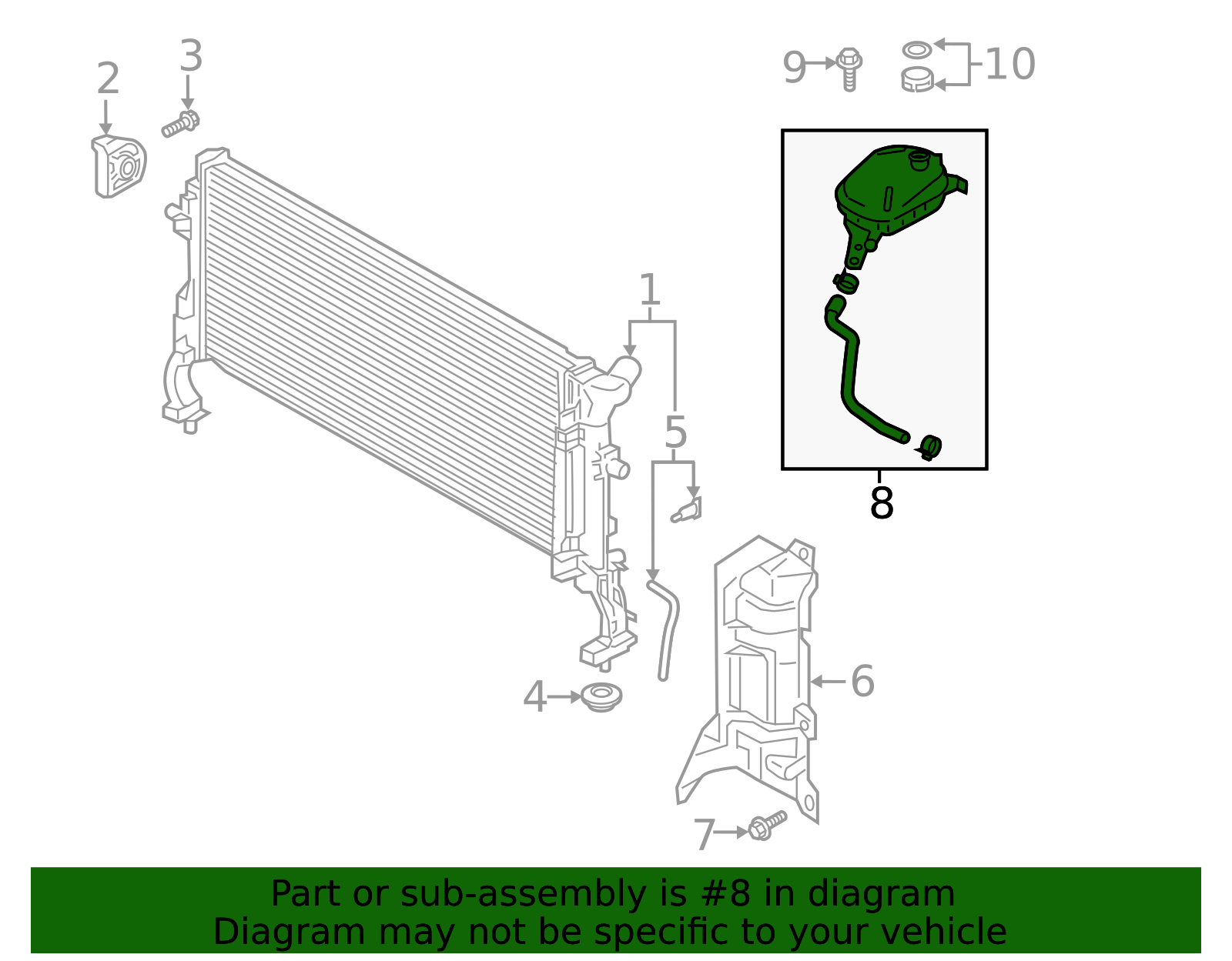 Washer Reservoir for Kia Telluride 2020-2024