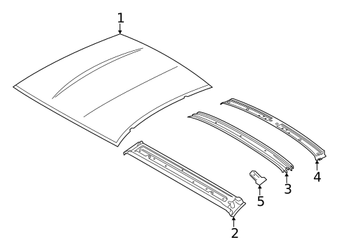 Roof & Components for 2021 BMW 840i Gran Coupe #0