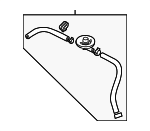 149127S01A - Emission System: Tube Assembly for Nissan: Armada, Pathfinder Armada, TITAN Image