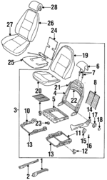 4763181 - : Seat Cover for Saab: 900 Image