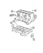5093798AE - Engine 2.4L Four Cylinder (Turbo): Short Block for Mopar Image