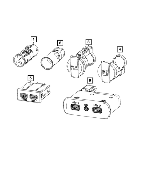Radio, Antenna, Speakers, DVD, and Video systems for 2022 Chrysler 300 #3