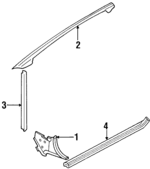 6690146P00 - : Cowl Trim for Nissan: 300ZX Image