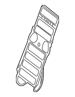 1668001300 - Body: Pad for Mercedes-Benz Image
