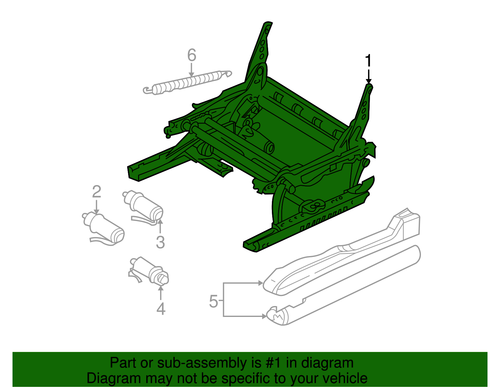 Seat Adjuster - BMW (52-10-7-111-884)