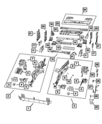 68248210AA - Body Sheet Metal Except Doors: Front Bumper Reinforcement for Mopar Image
