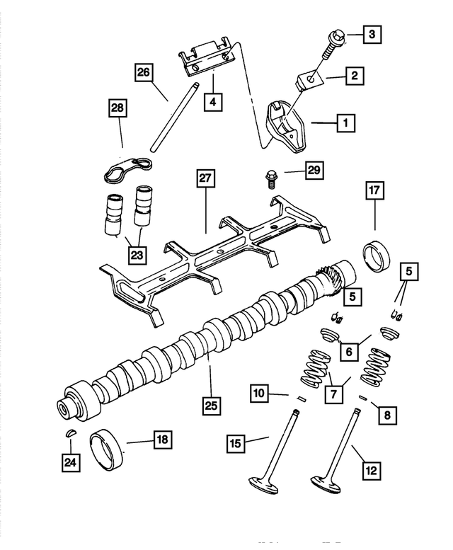 33004626 - Engine 5.2L Eight Cylinder: Valve Spring Retainer for Mopar Image image
