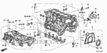 1100059B010 - Engine: BLOCK ASSY., CYLINDER for Honda Image