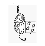 9J1615124AK - : Caliper for Porsche: Taycan Image