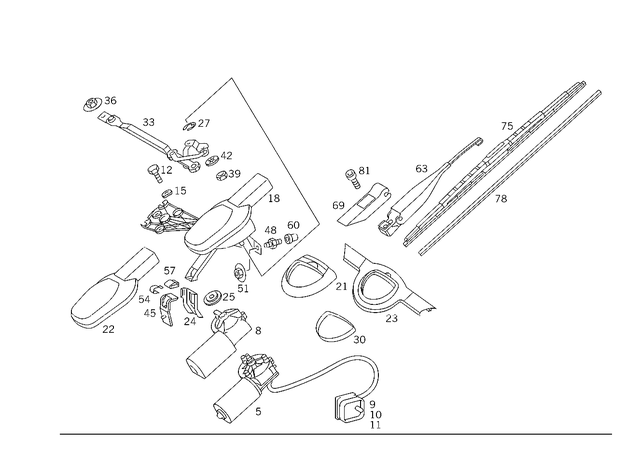 1248200708 - Electrical System: Electric Motor for Mercedes-Benz: 200, 200D, 260E, 280E, 300CE, 300D, 300E, 300TD, 300TE, 400E, 500E Image image