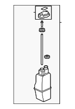 3H2206GSA01 - Cooling System: Reservoir Tank for Honda Image