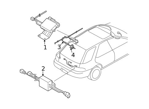 Antenna & Radio for 2004 Subaru Impreza #0