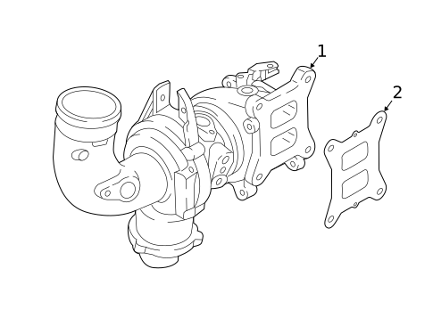 Exhaust Manifold for 2018 Audi A6 Quattro #0