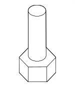 986066 - Body: Motor Screw for Volvo: S60, S60 Cross Country, S80, V70, XC60, XC70, XC90 Image