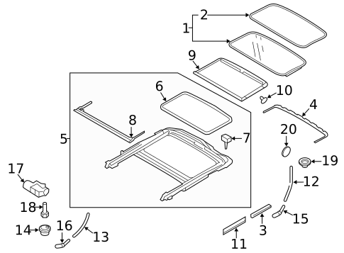 Sunroof for 2009 Volvo S80 #0