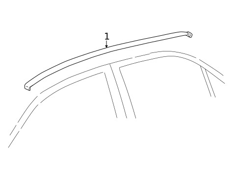 Exterior Trim - Roof for 2001 Lexus IS300 #0