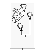17228831985 - Cooling System: Thermostat for BMW Image