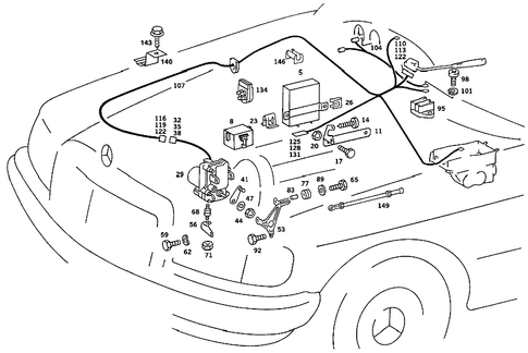 Tempomat (Cruise Control) for 1988 Mercedes-Benz 300SEL #1