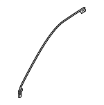 LR058543 - Body: Upper Weather-strip for Land Rover: Discovery Sport Image
