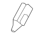 66226FL101 - Body: Glove Box Frame Bumper for Subaru Image