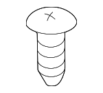 MS450177 - Body: Rear Trim Screw for Mitsubishi: Eclipse, Eclipse Cross, Endeavor, Galant, Lancer, Mirage, Montero, Montero Sport, Outlander, Outlander PHEV, Outlander Sport Image