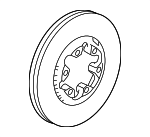 1770901 - Brakes: ACDelcoâ„¢ Rotor for Chevrolet: Colorado | GMC: Canyon Image