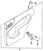 4511812 - Body: Door Trim Panel for Saab: 900 Image
